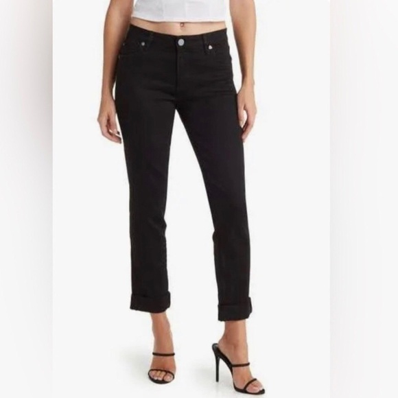 Kut From The Kloth 4 Katy Boyfriend Women’s Jeans Black Stretch KP799MH4R - Picture 13 of 13